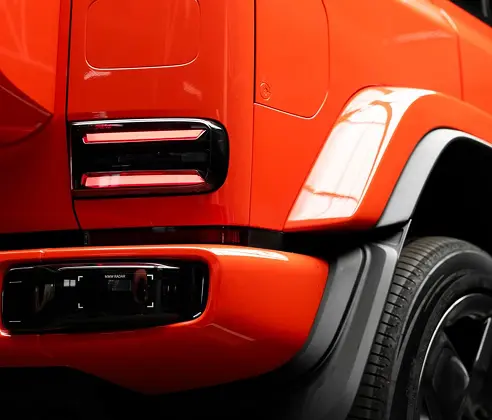 Off-Road Orange V23 rear light detail