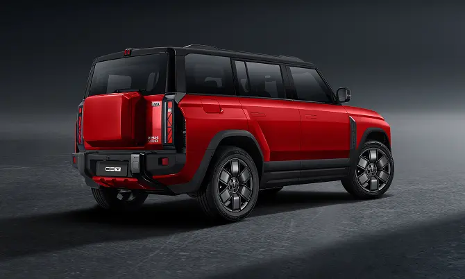 Toronto Red 03T rear three-quarter view