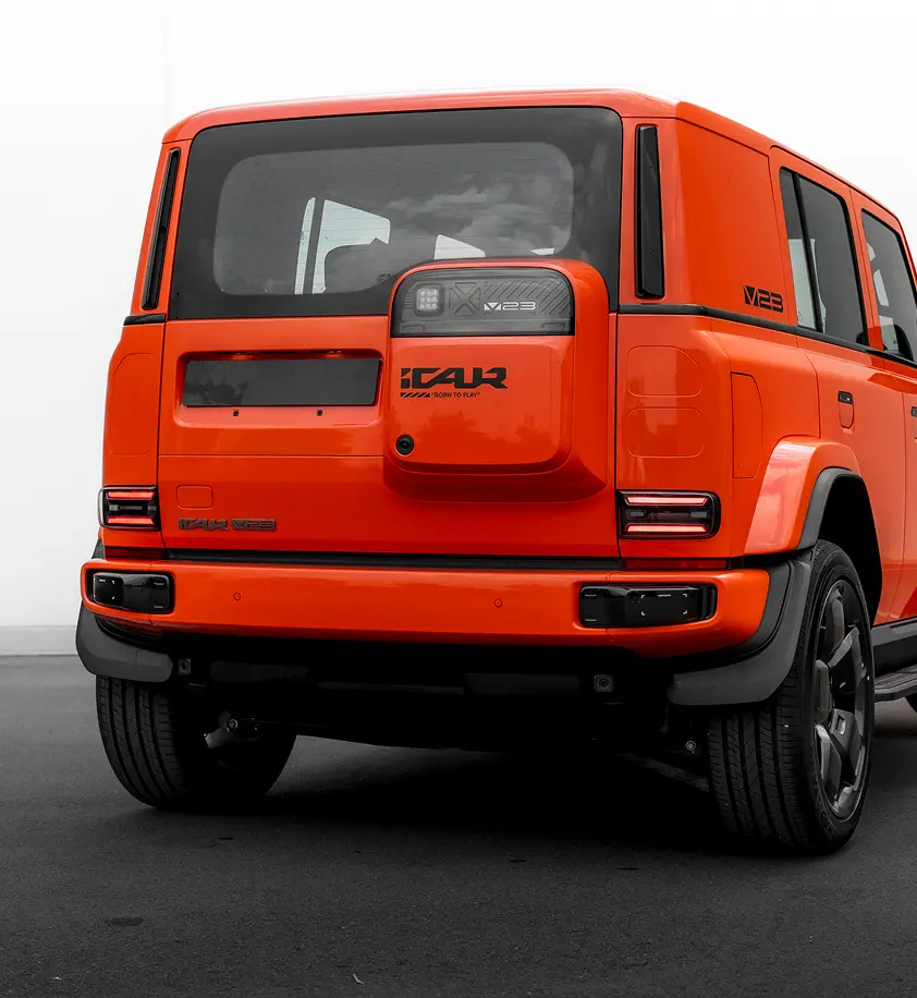 iCAUR V23 rear exterior view