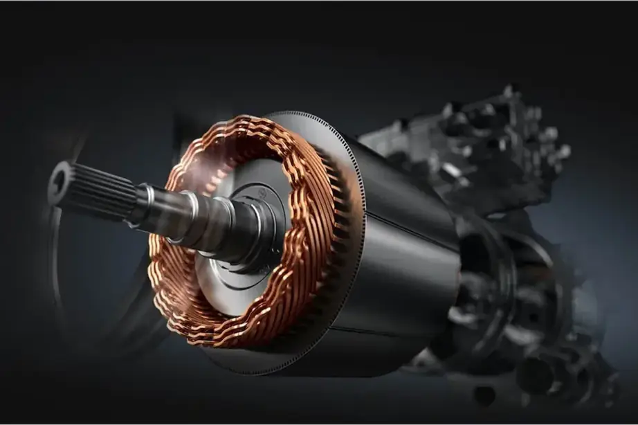 03T REEV electric drive unit cutaway